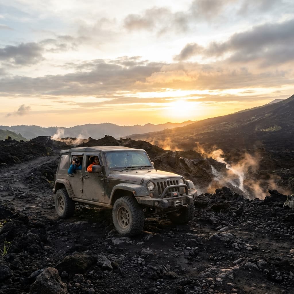 Mount Batur Sunrise by Jeep: Epic Views, No Hiking!