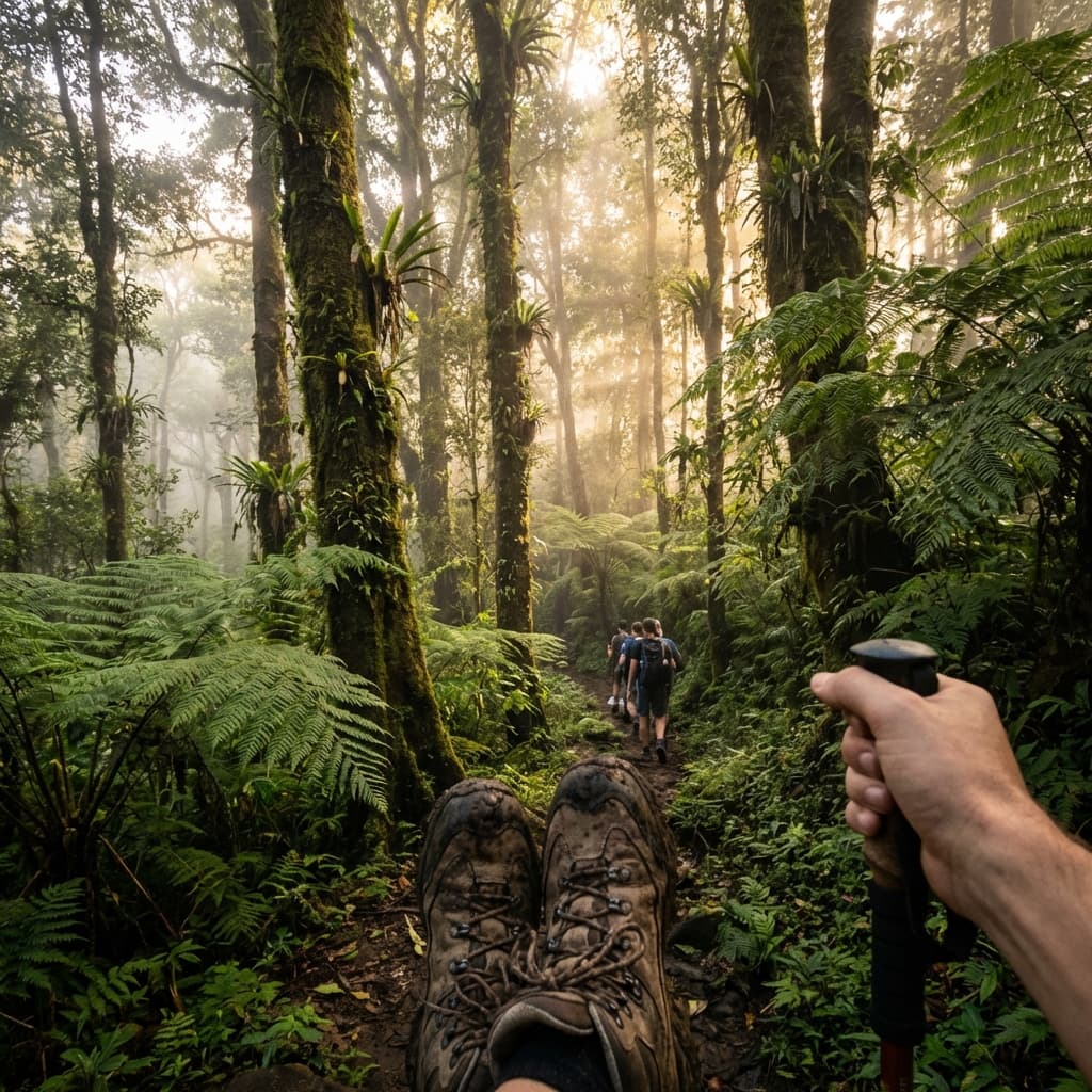 Munduk Rainforest Trekking and Canoeing Experience